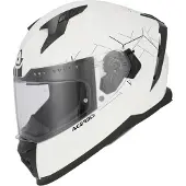 Acerbis X-Way Solid Mat Wit Systeemhelm Maat XL