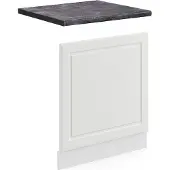 Vicco Frontpaneel R-Line Wit Landhuis 60 cm , WB Antraciet, Model 46535