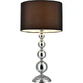 Lux.pro Tafel lamp [51cm x Ø29cm] Nachtlamp Leeslintlamp Chroom []