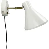 Dyberg Larsen Wandlampe , Sleep, Wit, Woonkamer, Metaal, Designer