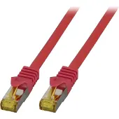 EFB Elektronik MK7001.20R RJ45 Patchkabel S/FTP,Cat.6A,LSZH,Cat.7 Rohk.,20m,rot
