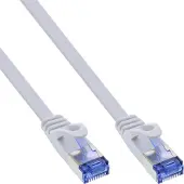 InLine UFTP CAT6a platte netwerkkabel | PVC | wit | 1,5 meter