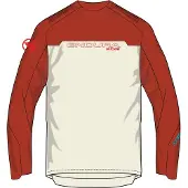 Endura - MT500 Burner Trikot Langarm - Fietsshirt L, wit/rood