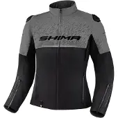 SHIMA Drift Dames Zwart Grijs Textiele Motorjas Maat XL