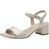 Tamaris Sandalen met riem champagne