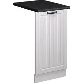 Vicco Fame-Line Vaatwasserfrontpaneel – 45 cm, WB Antraciet Wit Landhuis