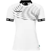 Kempa Wave 26 Short Sleeve T-shirt Wit XL Vrouw