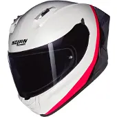 Nolan N60-6 Sport Speciale lak Integraalhelm Wit/Zwart/Rood S, unisex