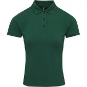 Premier Dames/Dames Coolchecker Plus Poloshirt (Fles groen)
