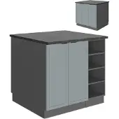 Vicco Fame-Line Keukeneiland – 90 cm zonder werkblad Licht blauw-grijs