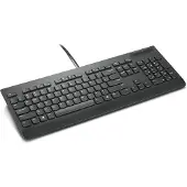 Lenovo 4Y41B69380, Volledige grootte (100%), Kabel, USB, QWERTY, Zwart