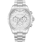 Police Analoog horloge zilver