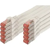 Digitus DK-1644-020-WH-10 netwerkkabel Wit 2 m Cat6 S/FTP (S-STP)