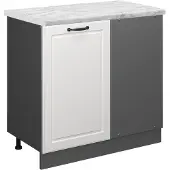 Vicco R-Line Hoekkast – 86 cm WB Marmer Wit Landhuis