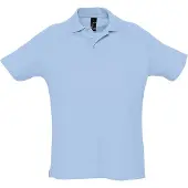 Sols Heren Zomer II Pique Poloshirt met korte mouwen (Hemelsblauw)