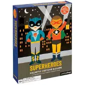 Petit Collage Magnetische speelset - Superhelden dress-up