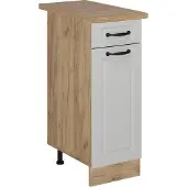 Vicco R-Line Keukenonderkast – 30 cm, WB Eik Wit Landhuis