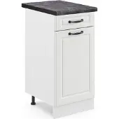 Vicco R-Line Keukenonderkast – 40 cm, WB Antraciet Wit Landhuis