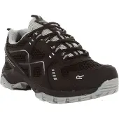 Regatta Kinder/Kinder Vendeavour Wandelschoenen (Zwart/Licht Staal)