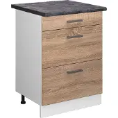 Vicco R-Line Keukenonderkast – 60 cm met laden, WB Antraciet Sonoma