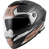 Bogotto FF118 Vilial Mat Zwart Bruin Integraalhelm Maat 3XL