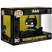 Funko POP! Batman 85e verjaardag POP! Rides Deluxe vinyl figuur: Batman met Batmobiel, 9 cm