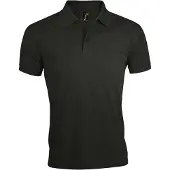 Sols Heren Prime Pique Poloshirt met korte mouwen (Donkergrijs)