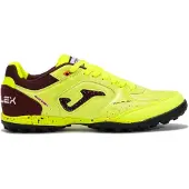 Joma Heren Top Flex 25 TF Astro Turf Voetbalschoenen Fluoro Yellow/Paars