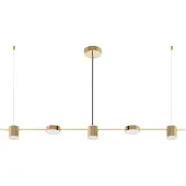 Toolight APP929-5CP Goud Led Hangende Plafondlamp