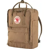 Fjällräven Rugzak 'Kanken' ecru / bruin / rood