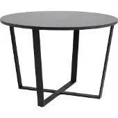 Ebuy24 Amst eetkamertafel marmer print zwart.