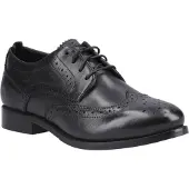 Hush puppies Dames Natalia Leren Brogues (Zwart/Zwart)