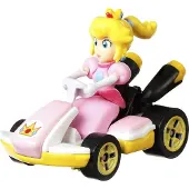 Mattel Hot Wheels Mario Kart replica, schaal 1:64, metalen model van Peach