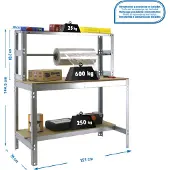 Simonwork (bancos De Trabajo) Bt4 Werkbank 1445x1210x760 Mm