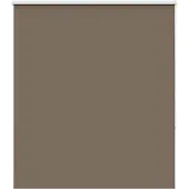 vidaXL Rolgordijn verduisterend koffie 125x150 cm stofbreedte 121,6 cm