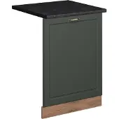 Vicco Vaatwasserfrontpaneel Fame-Line Groen-Goud Landhuis 60 cm , WB Antraciet, Model 55303