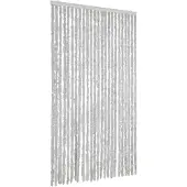 vidaXL Vliegenhor Grauw, 100x220 cm, chenille