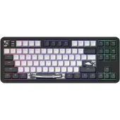 Dark Project Tamsus project, model ALU87B Bushido, G3MS Moonstone Switch, JAV, 110%, Bekabeld en draadloos, Magnetisch-mechanische toetsen, QWERTY