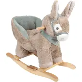 Small Foot Schommelpaard in de vorm van een ezel, met zitplaats
