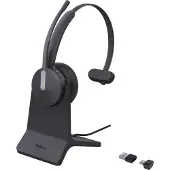Yealink BH70 Mono with Stand Teams Draadloos Hoofdband Kantoor/callcenter USB Type-A Bluetooth Oplaadhouder Zwart