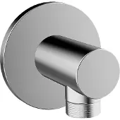 Hansa wandboog, model 5118, ronde rozet, aansluiting G1/2 DN15, chroom, 1 stuk.
