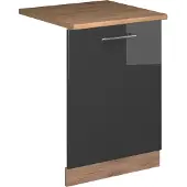Vicco Fame-Line Vaatwasserfrontpaneel – 60 cm, WB Eik Antraciet Hoogglans