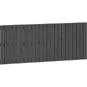 vidaXL Wandhoofdbord 147x3x60 cm massief grenenhout grijs