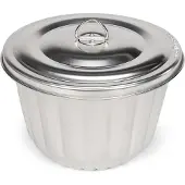 Patisse Puddingtrommel Poffert 1,2L 16cm Zilver zilver Staal Bakvorm