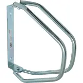 Dresco Muurbeugel - Fietsenrek - 1 Fiets - Muurbevestiging - Aluminium