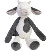 Happy horse Koe Casper Knuffel 48cm - Wit/Grijs - Baby Knuffel