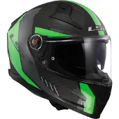 LS2 Helmets LS2 FF811 Vector II Carbon Grid helm, neon groen, maat XXS (51/52)