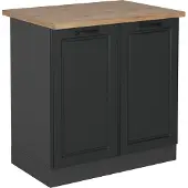 Vicco R-Line Wastafelkast – 80 cm, WB Eik Antraciet landhuis