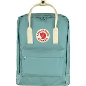 Fjällräven Rugzak 'Kånken' beige / lichtblauw / rood
