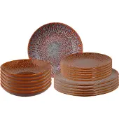 Palmer Magmatic Bordenset Magmatic 6-persoons 18-delig Bruin